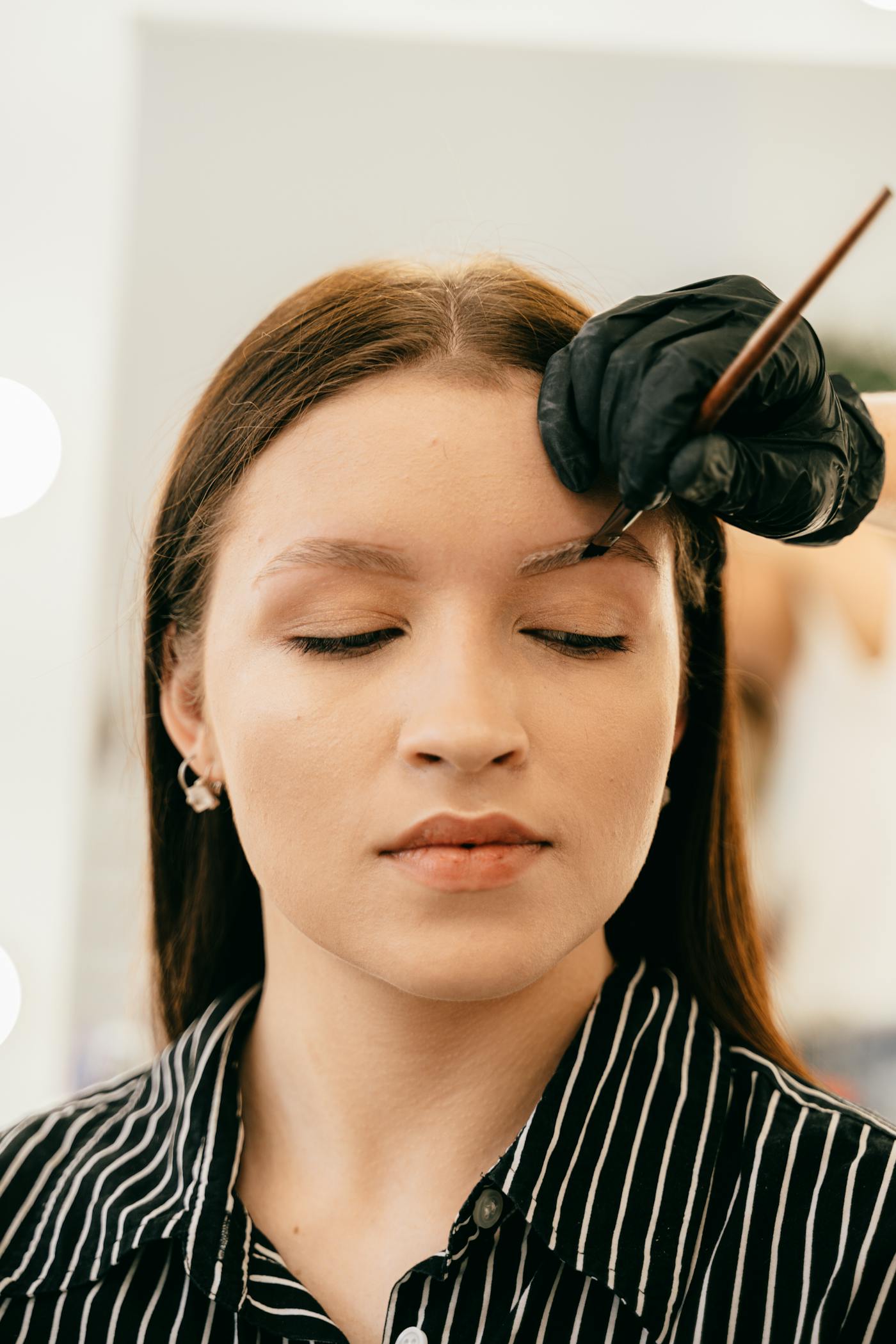 Brow treatment at LashMash Beauty